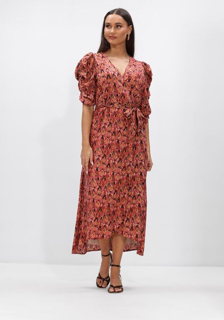 AAIKO Robe midi PIDA IKAT VIS 512 en multicolore - large