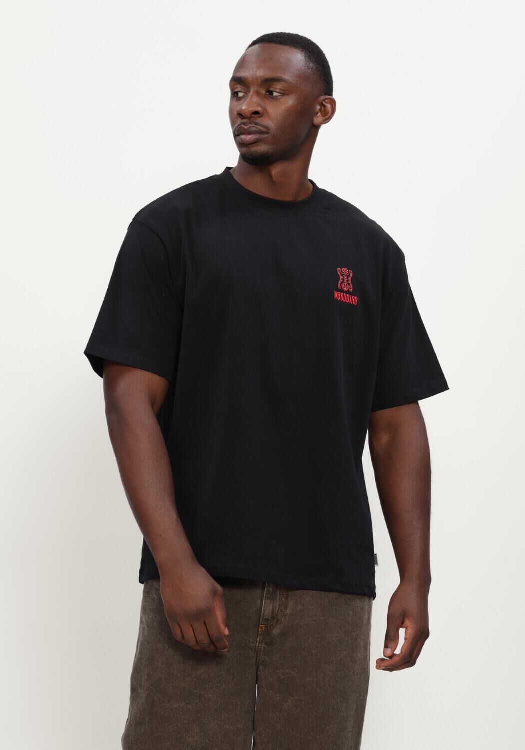 WOODBIRD T-shirt WBBAINE TIGER TEE en noir - large