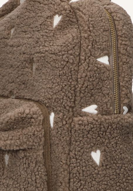 Bruine STUDIO NOOS Rugtas TEDDY HEARTS MIDI BACKPACK Bruine STUDIO NOOS Rugtas TEDDY HEARTS MIDI BACKPACK - large