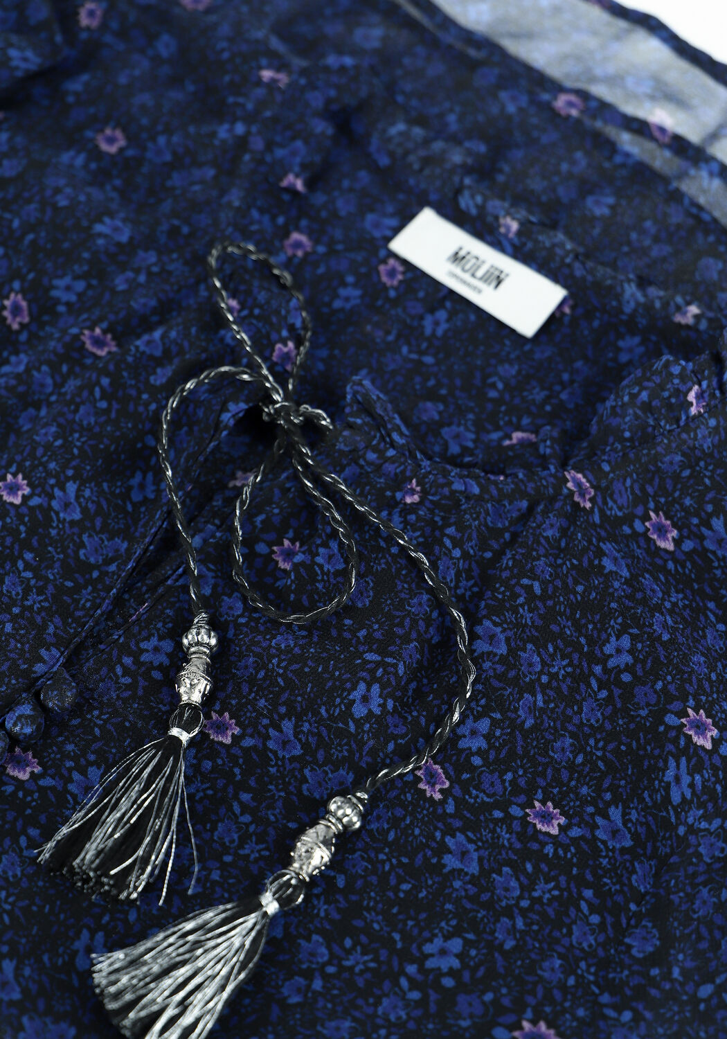 MOLIIN FLORA Blouses en bleu - large