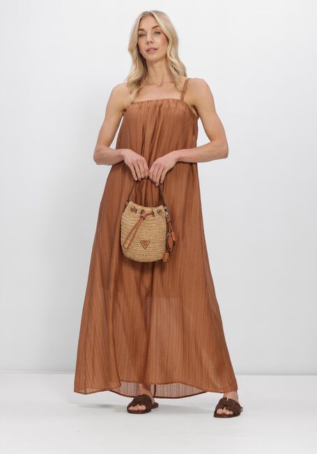 CO'COUTURE Robe maxi REGGIECC STRAP DRESS en marron - large