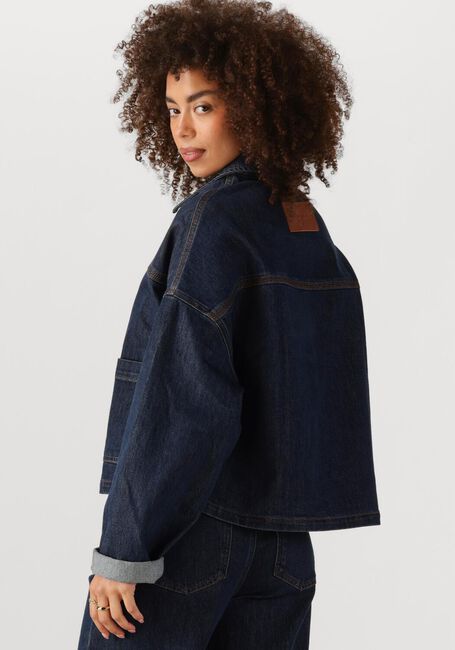 MY ESSENTIAL WARDROBE Veste en jean MWMALLE 139 DECO DENIM JACKET Bleu foncé - large