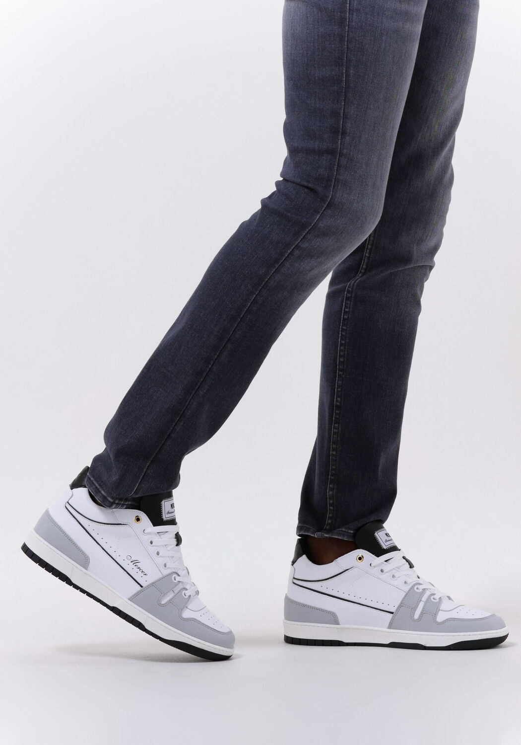 MERCER AMSTERDAM Baskets basses THE BROOKLYN LOW en blanc - large