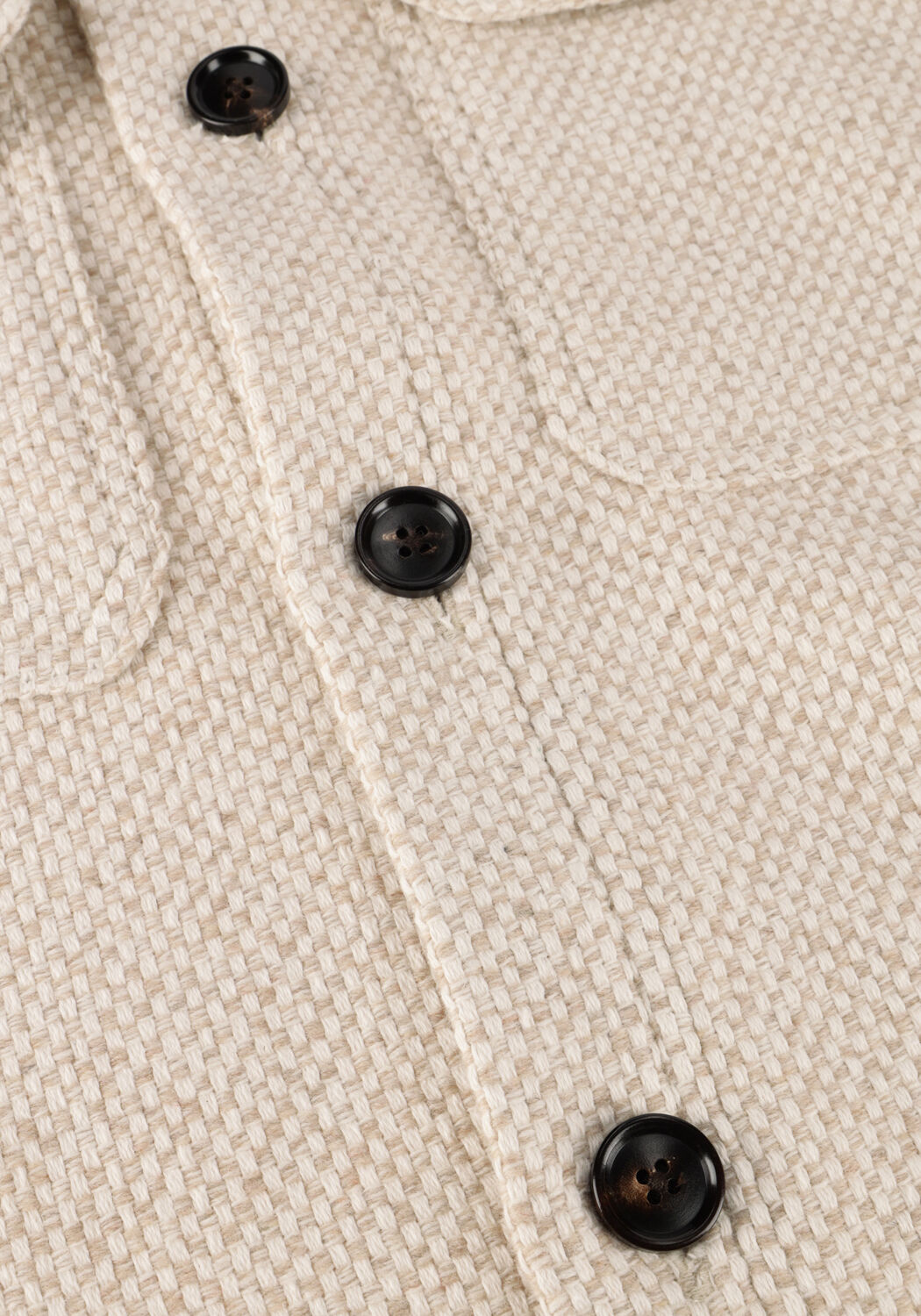 PROFUOMO Surchemise OVERSHIRT TEXTURE en beige - large