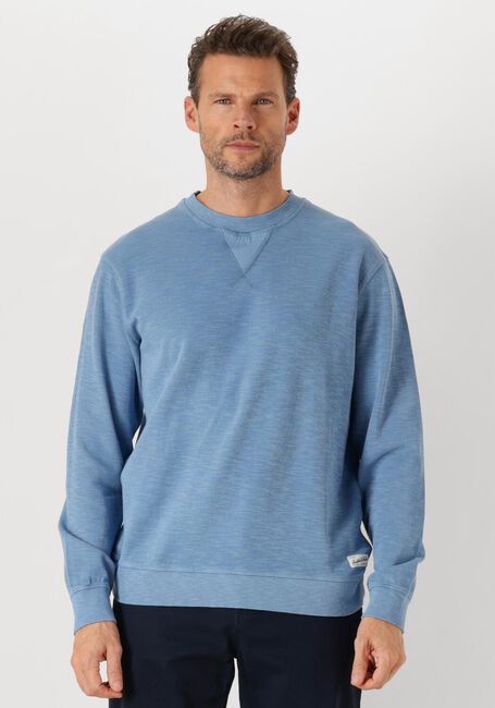 SCOTCH & SODA Chandail GARMENT DYE STRUCTURED SWEATSHIRT en bleu - large