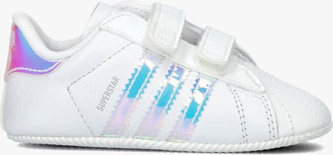 ADIDAS Chaussures bébé SUPERSTAR CRIB en blanc  - large