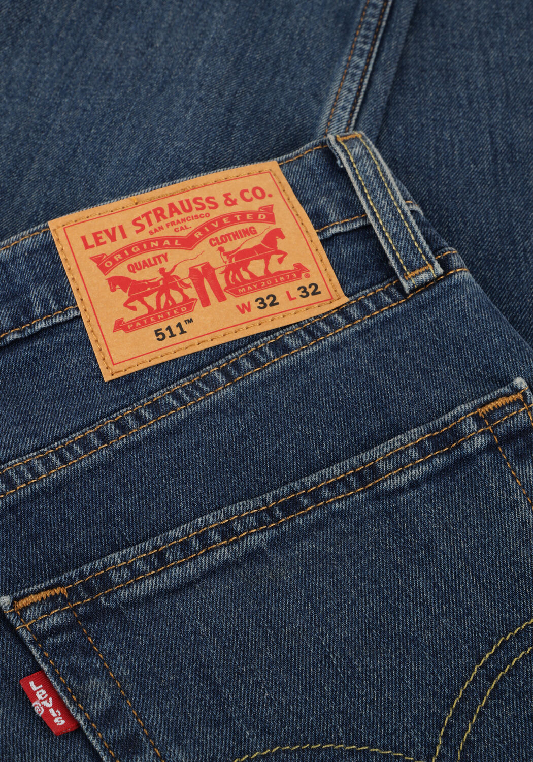 LEVI'S Straight leg jeans 511 SLIM en bleu - large