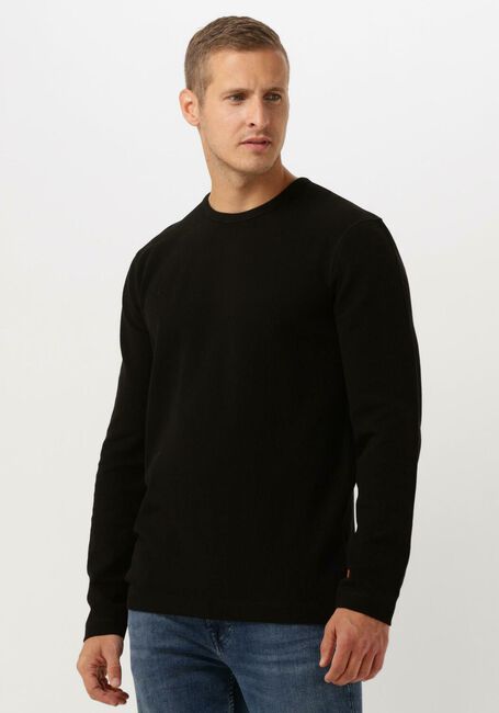 BOSS ORANGE Pull TEMPESTO en noir - large