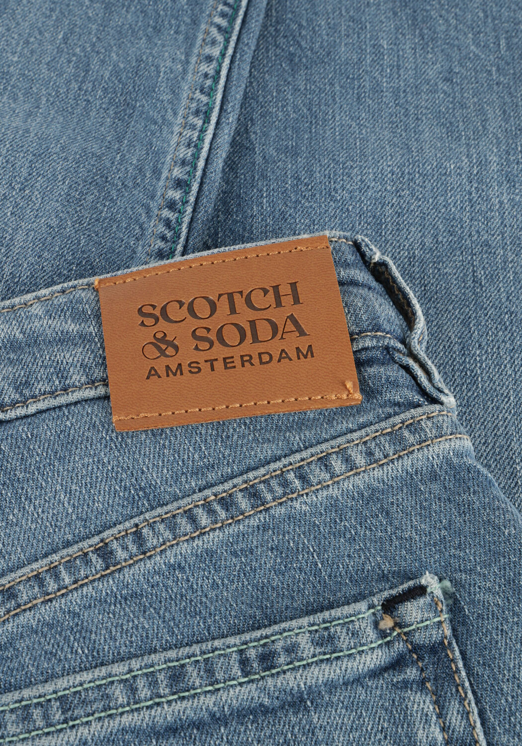 SCOTCH & SODA Jeans tapered DEAN LOOSE TRAPERED JEANS en bleu - large