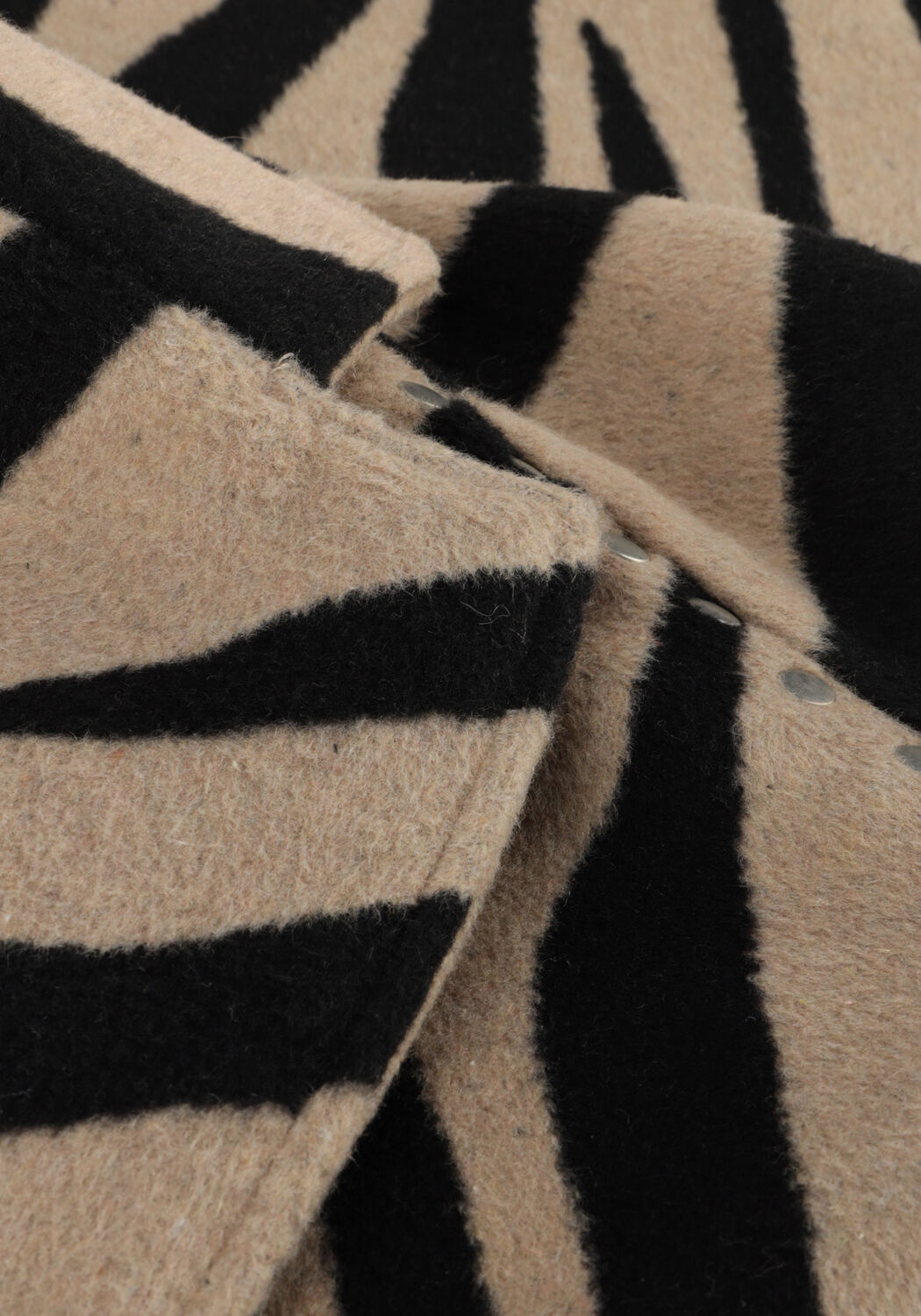 GOOSECRAFT Manteau GC LOTTA ZEBRA COAT en camel - large