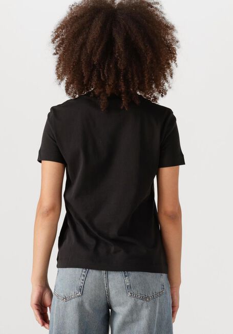 Zwarte CALVIN KLEIN T-shirt CORE MONOGRAM LOGO REGULAR FIT - large