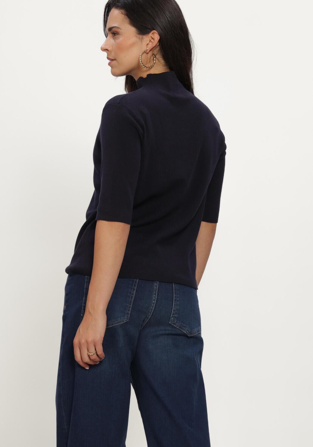 KNIT-TED MOLLY PULLOVER Pulls & Gilets en bleu - large
