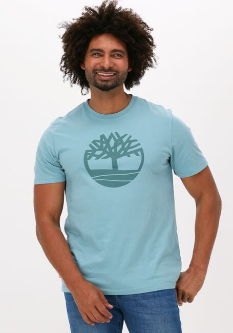 TIMBERLAND T-shirt SS K-R BRAND TREE T Bleu clair - large