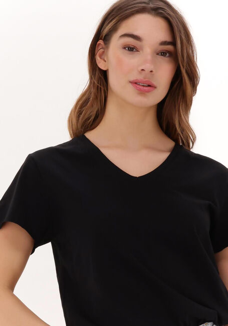 MY ESSENTIAL WARDROBE T-shirt 08 THE VTEE SLUB YARN JERSEY en noir - large