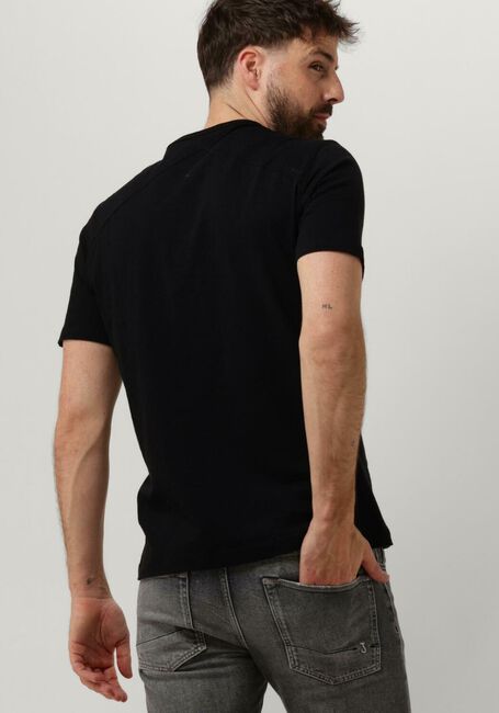 CAST IRON T-shirt SHORT SLEEVE R-NECK ORGANIC COTTON SLUB ESSENTIAL en noir - large