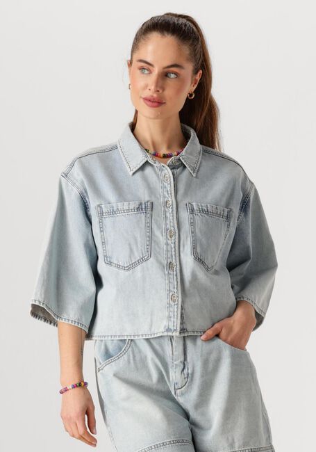 Lichtblauwe CIRCLE OF TRUST  MAE DENIM BLOUSE - large