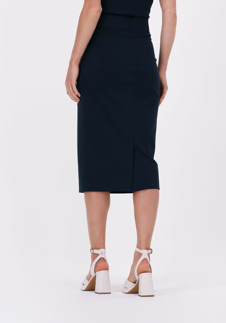 VANILIA Jupe midi PUNTO FITTED SKIRT Bleu foncé - large