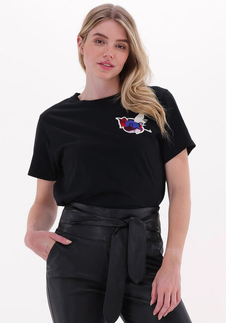 IRO T-shirt WOLONI en noir - large