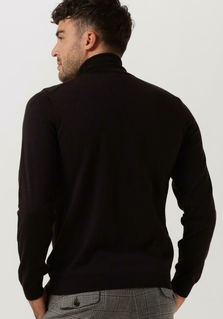 BOSS BLACK Col roulé MUSSO-P en marron - large