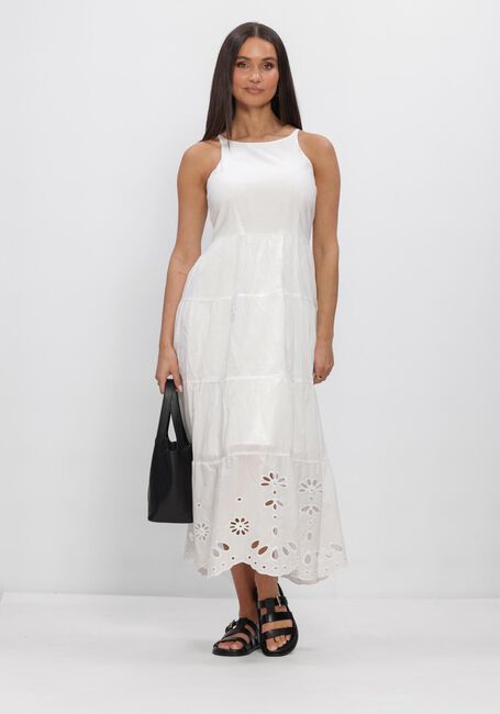 Witte Y.A.S. Jurken YASLINE STRAP LONG DRESS - large