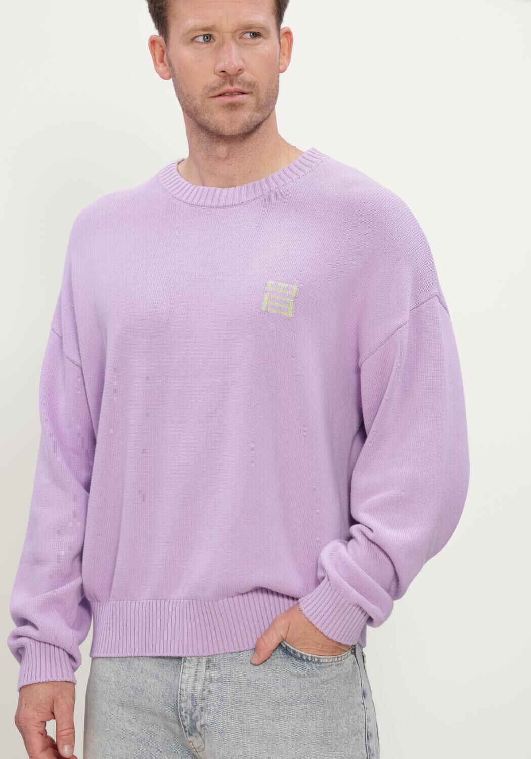 WOODBIRD Pull WBKURT TIGER CREW Lilas - large