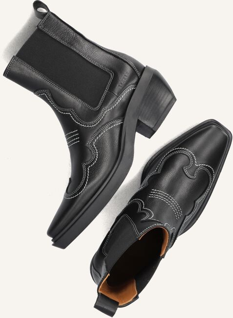 Zwarte COPENHAGEN STUDIOS Enkellaarsjes CPH232 Zwarte COPENHAGEN STUDIOS Enkellaarsjes CPH232 - large