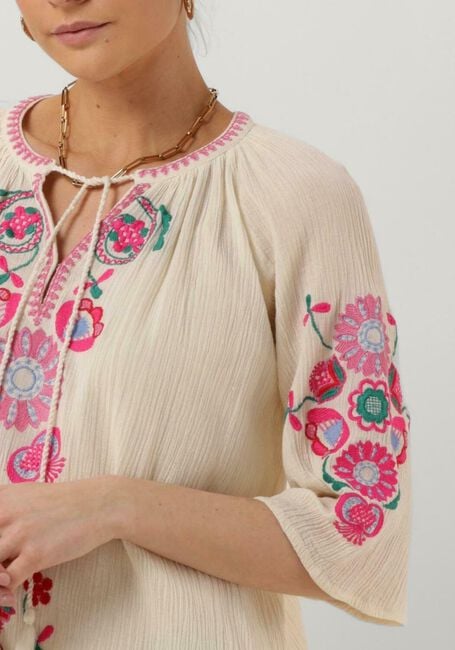 ANTIK BATIK Mini robe MAGOO DRESS Crème - large