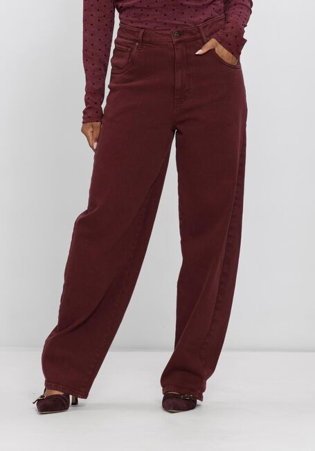NUKUS Pantalon large PETRA PANTS Bordeaux - large
