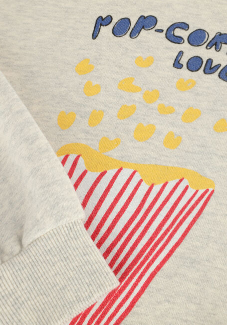 Gebroken wit Jelly Mallow Sweater POPCORN LOVER SWEATSHIRT Gebroken wit Jelly Mallow Sweater POPCORN LOVER SWEATSHIRT - large