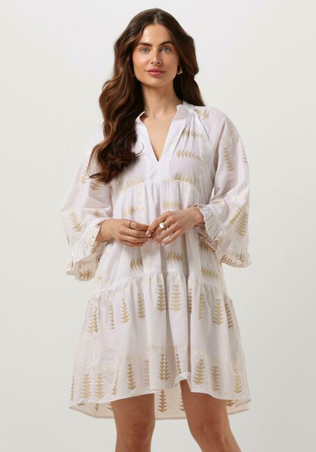 NEMA Mini robe FREDIA en blanc - large