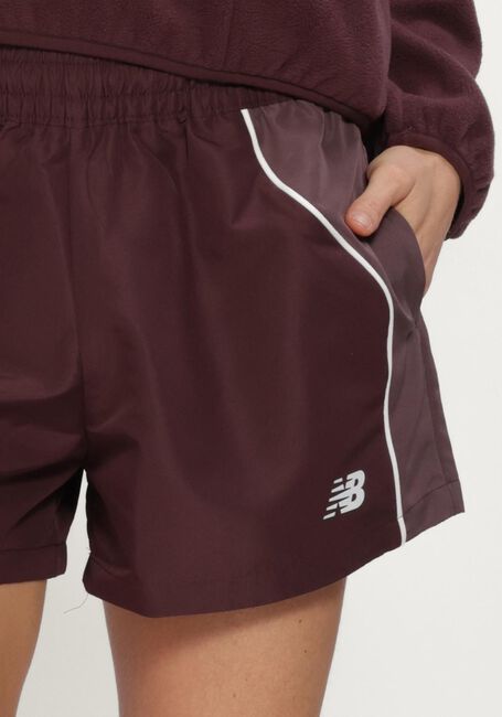 Bordeaux NEW BALANCE Sportshorts TRACKSIDE WOVEN SHORT - large