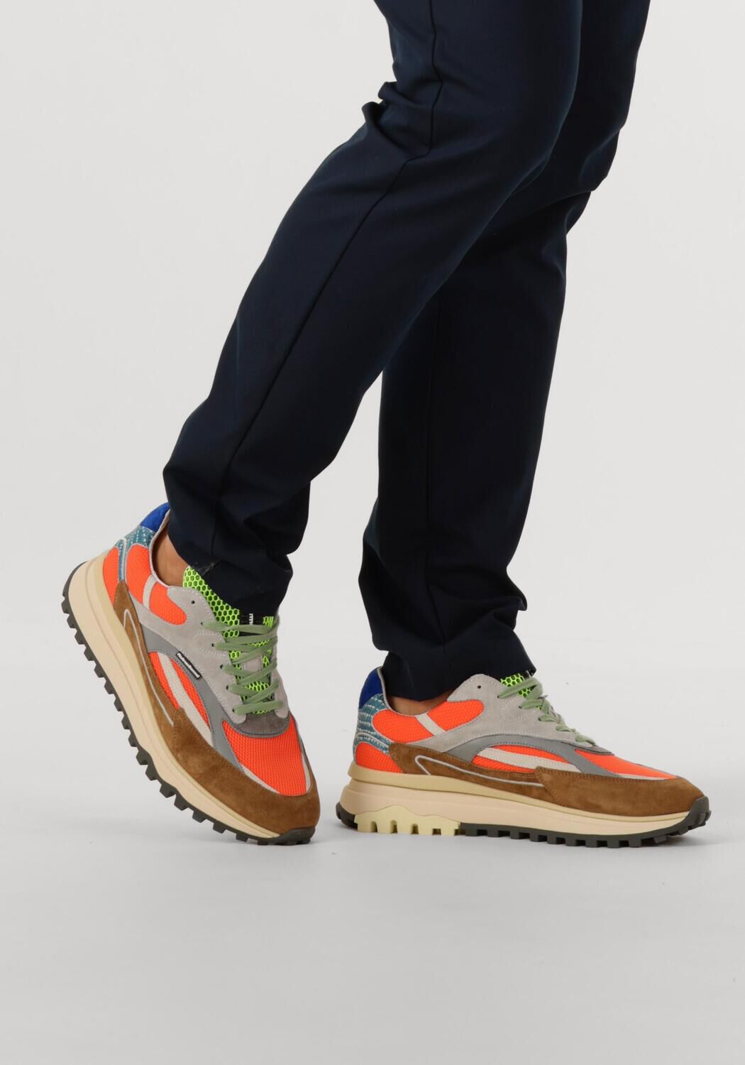 FLORIS VAN BOMMEL Baskets basses SFM-10172 DE GRIPPER en multicolore - large