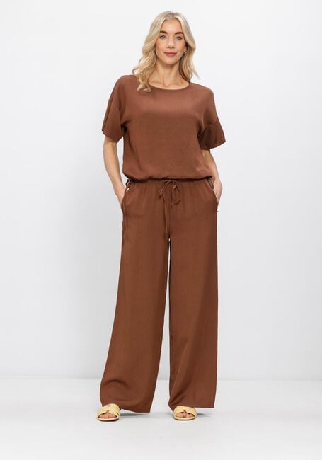 SIMPLE SHORT SLEEVE TOP Hauts & T-shirts en marron - large