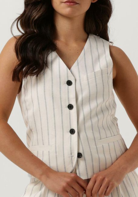 SECOND FEMALE Gilet ESANA WAISTCOAT en blanc - large