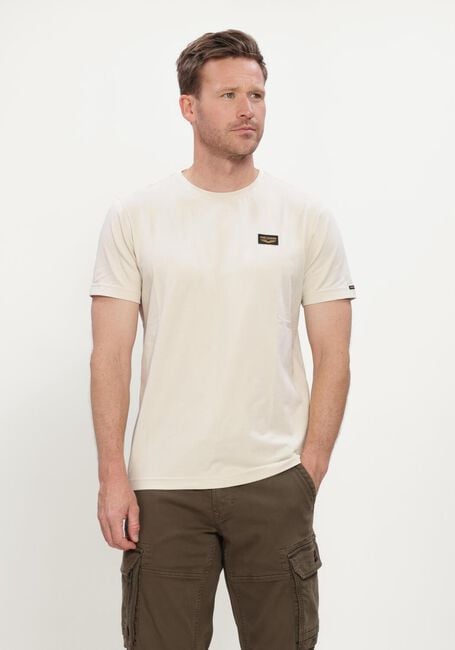 Ecru PME LEGEND T-shirt SHORT SLEEVE R-NECK AMERICAN CLASSIC - large