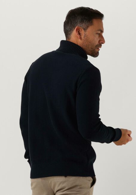 SELECTED MEN Col roul&eacute; AXEL LS KNIT ROLL NECK Bleu fonc&eacute; - large