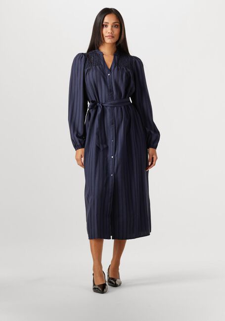 Donkerblauwe CO'COUTURE Midi jurk LULU DRESS - large