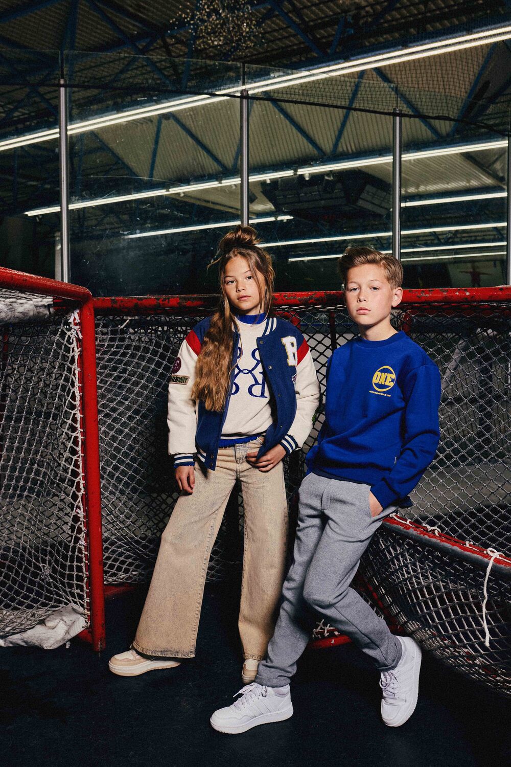 Blauwe RETOUR Sweater JOSHUA - large