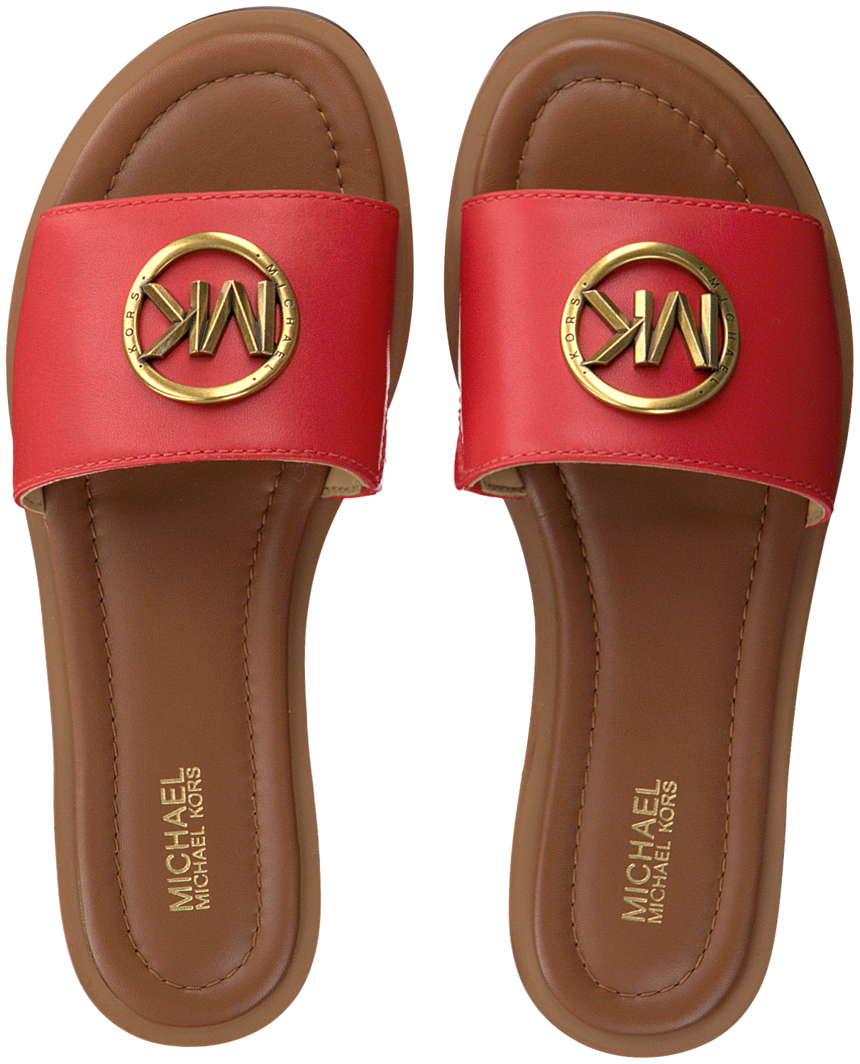 Rode MICHAEL KORS Slippers BRYNN SLIDE Omoda
