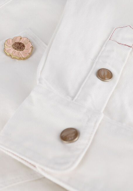 SCOTCH & SODA Veste en jean WHITE DENIM OVERSHIRT WITH WESTERN DETAILSDE en blanc - large