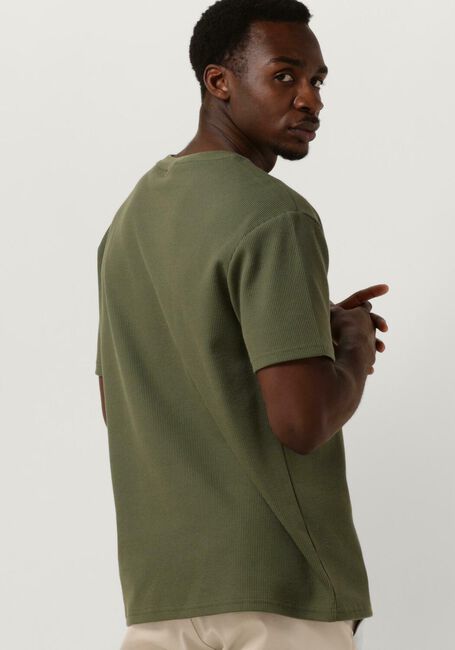 ANERKJENDT T-shirt AKKIKKI S/S WAFFLE TEE Olive - large