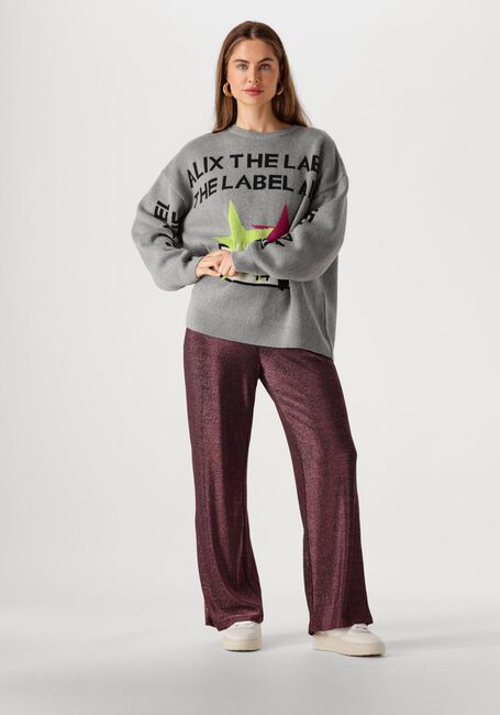 ALIX THE LABEL Pull LADIES KNITTED ALIX THE LABEL PULLOVER en gris - large
