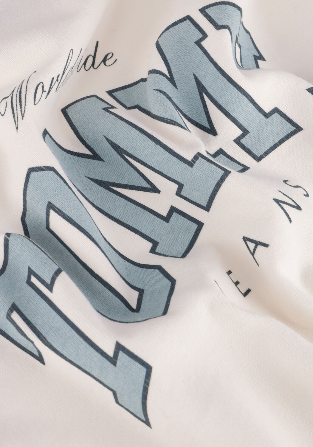 Witte TOMMY JEANS T-shirt TJW RLX VARSITY LUX TEE - large