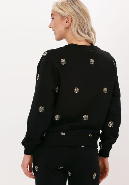 ALIX THE LABEL Chandail LADIES KNITTED TIGER SWEATER en noir - large