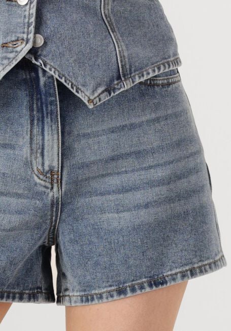 Blauwe ROUGE EDIT Jeans ROUJOLIE HW WF DENIM SHORTS - large