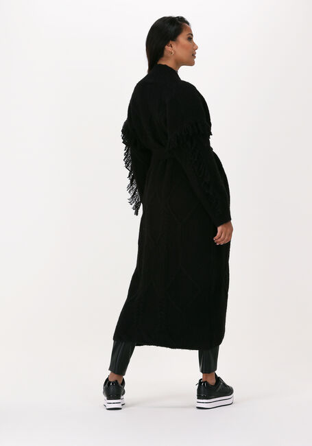 Zwarte SILVIAN HEACH Vest LONG CARDIGAN CLEVELAND - large