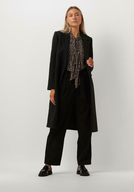 Zwarte SCOTCH & SODA Mantel CLASSIC WOOL BLEND TAILORED COAT - large