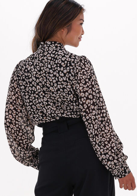 Bruine OBJECT  MILA L/S HIGH NECK TOP - large