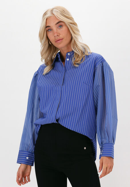 Blauwe SECOND FEMALE  FELICIE CLASSIC SHIRT - large
