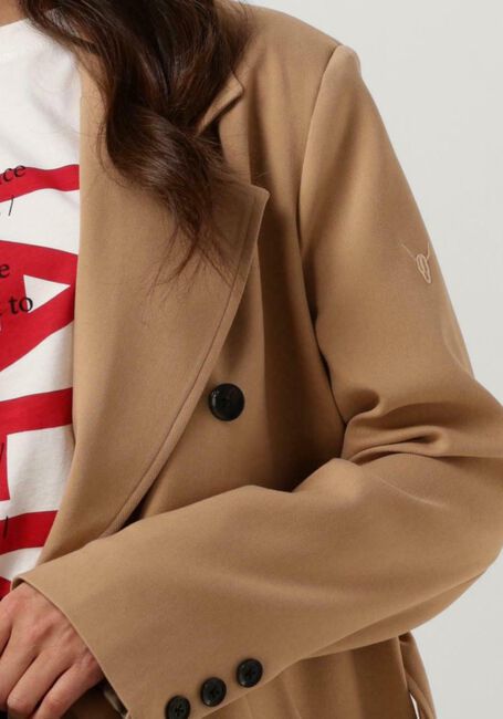 Camel ALIX THE LABEL Jassen LADIES WOVN LONG TRENCH COAT - large